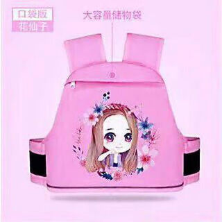 Electric motorcycle child safety belt cartoon style riding child anti-fall protection suspender belt belt with baby artifact hua xianzi-pocket edition
