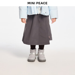 Minipeace children's clothing winter new girls short skirt f2gef4428 granite gray 110