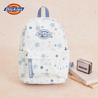 Dickies backpack college student large capacity female middle and high school sports class travel outdoor schoolbag blue/star