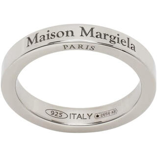 Maison margiela light luxury men's silver ring palladio buratta 5 it