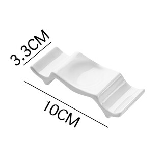 Yixin aigong chopstick holder household ceramic white hotel table chopstick pillow chopstick holder chopstick holder spoon spoon holder chopstick holder household three-purpose chopstick holder 30 pieces