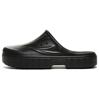 Fila non-slip and wear-resistant sports slippers, same style for men and women, black korean version, default 19 220