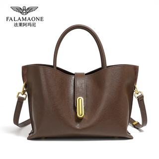 Armani exchange armani's new 2026 new first-layer cowhide fashion handbag one-shoulder commuting versatile crossbody bag stn019 coffee