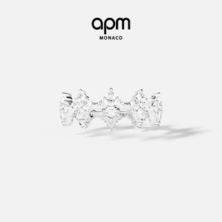 Apm monaco sparkling girl ring fashion jewelry for girlfriend, best friend, couple goddess, chinese valentine's day gift, sparkling ring 056