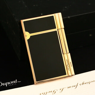 Dupont (s.t.dupont) second-hand 95 new s.t.dupont dupont inflatable langsheng lighter gatsby gatsby men's accessories luxury gift collection langshengjing gold black chinese lacquer original box 251029005