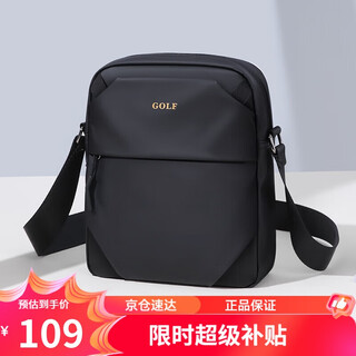 Golf (golf) shoulder bag men's casual crossbody bag men's lightweight and versatile portable ipad mobile phone bag water-repellent hanging bag sports bag