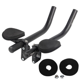Bicycle integrated rest handlebar tt triathlon long-distance split handlebar road bike extended grip riding equipment dh-0603 rest handlebar + handlebar strap