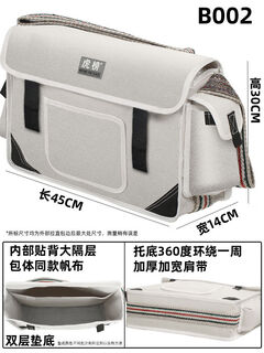 Pick-up cat tool bag electrician's special canvas bag multi-functional repair and installation bag hardware wear-resistant thickened single shoulder crossbody upgrade thickened b002 length 45 width 14 height 30