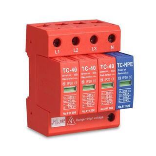 中鹏浪涌保护器防雷器TC40385TC20385TB80385TB120 TC40-3853+N