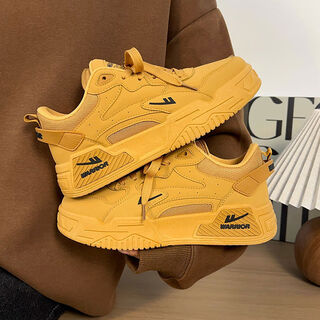 Wheat-colored shoes for men, new sneakers for men, summer trendy shoes, versatile couple thick-soled casual shoes, wheat-colored shoes for men and women, available in seconds 35 35