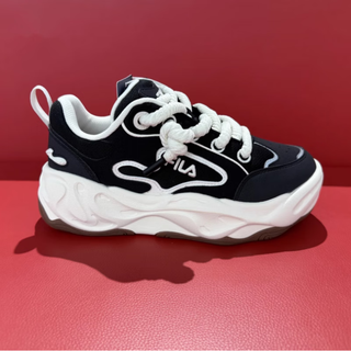 Fila25 new winter men's and women's shoes yang mi's same quicksand shoes 2 sports shoes f12w/m541201f f12w541201fbw women's shoes 35.5