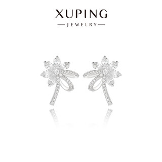 Xuping xuping jewelry alloy fashionable temperament high-end niche design floral ribbon earrings gift jewelry x001159920 earrings