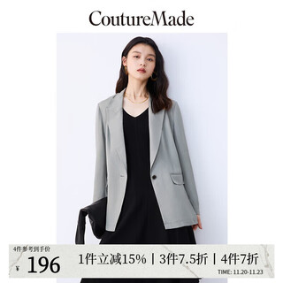 Veromoda suit new elegant temperament commuting loose solid color long-sleeved jacket for women e06 zhigeng green 165/84a/m