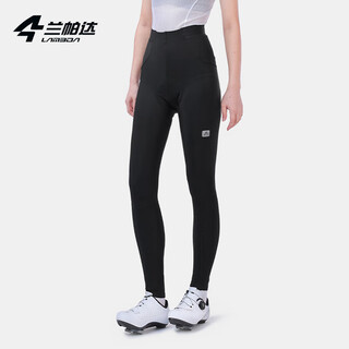 Lampada 5~15 high waist warm road cycling trousers women's professional long distance autumn and winter fleece pants slim dream black xs 80-90jin jin equals 0.5kg