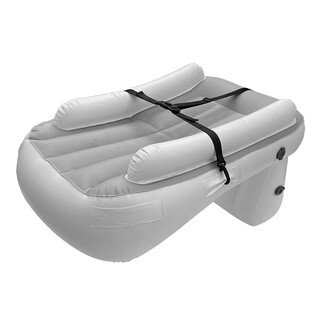 Mppmckcosyme children's car bed air cushion baby car back seat sleeping artifact baby belt baby long gray-new three-point t-shaped safety belt