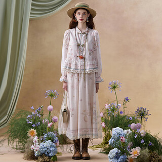 Wancaoyi (wancaoyi) 2026 spring new set h26231511 light pink m