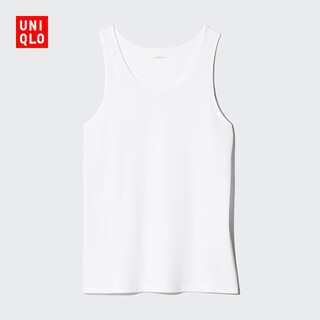 Uniqlo men's airism mesh vest/air jacket/top basement 25 spring and summer 474259 474259/00 white l