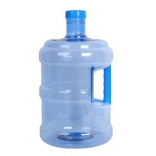 Bucket portable bucket household bucket water dispenser food grade empty bucket purified water portable thickened 5 liters with portable ordinary threaded lid can hold 10jin jin is equal to 0.5 kg