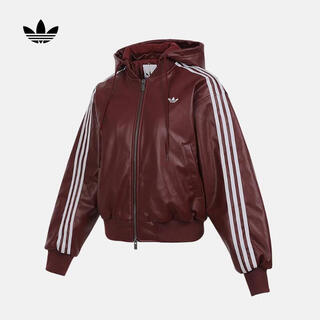 Adidas adidas taobo sports clover women's w pleather jkt cotton clothes ku6858 m