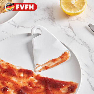 Fvfh silicone scraper multifunctional kitchen cleaning tableware non-stick pan oil scraper plate high temperature resistant thickened bowl scraper artifact silicone oil scraper-2 pack