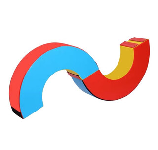 Children's physical fitness training software equipment kindergarten software balance beam children's sensory integration teaching aids complete set of wooden bridge s balance beam 240*30*30