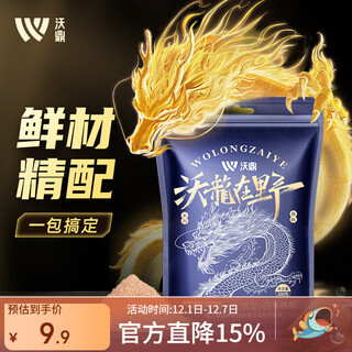 Woding wolong in the wild fishing bait autumn and winter crucian carp bait wild fishing special fishy scent bait wolong in the wild joint model 300g