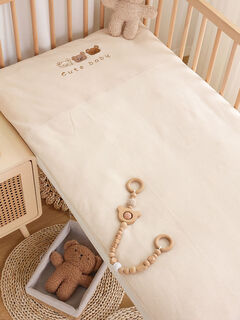 Fearless newborn crib mattress pure cotton baby cotton mattress kindergarten children's splicing bed bed quilt mat customization 65*110cm three bears colorful cotton mattress thin cotton thickness about 1.5cm