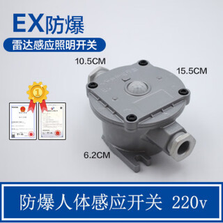 Ocean king explosion-proof human body sensor switch sound and light control switch light sensor 220v delay switch waterproof and dustproof human body sensor radar switch