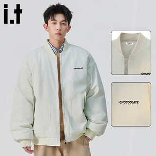 Chocoolateit warm trendy brand cotton coat men's new autumn and winter trendy brand windproof cotton coat khaki l