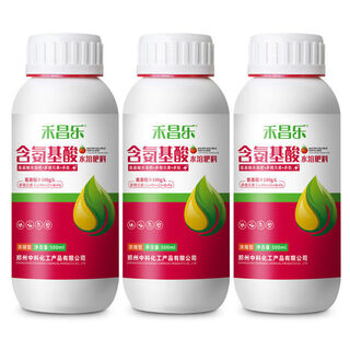 Tuhe contains amino acid water-soluble fertilizer polypeptide foliar fertilizer spray green agricultural tomato trace elements vegetable nutrition multi-micro amino acid 500 ml 3 bottles