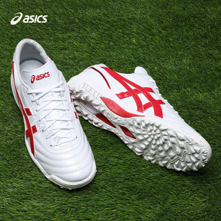 Asics c3 full kangaroo leather tf broken nails adult high-end cushioning football shoes for men 1113a032-101 official flagship genuine white and red 1113a032-111 40.5 jp255