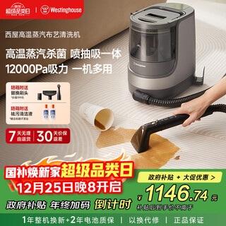 Westinghouse fabric cleaning machine high-temperature steam washing, spraying and suction all-in-one home sofa carpet curtain multi-function cleaning machine car beauty cleaning artifact wby9001