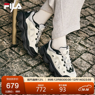 Fila official women's shoes dad shoes sneakers 2025 winter shoes pea bread casual shoes