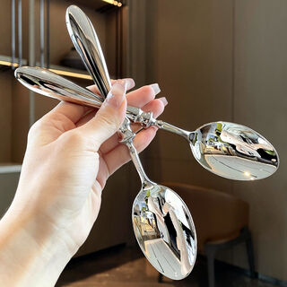 Pinpinu launches 5a 316 stainless steel grade spoons for household exquisite and high-looking soup spoons - 2 pieces of 316 stainless steel