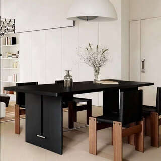 语森忆长桌会议桌茶桌办公桌长方形餐桌 300×100×75