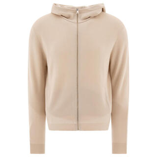 Prada fw24 light luxury men's cashmere hoodie beige 20 | 50 it