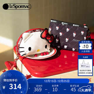 Lesportsac hellokitty cooperation series bags women's bags clutches cosmetic bags christmas gifts cute hello kitty