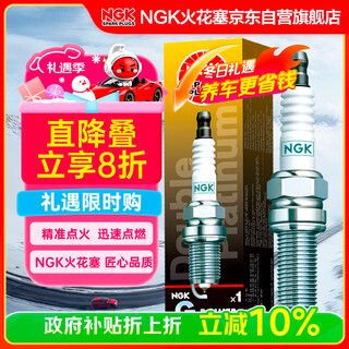 Ngk double platinum spark plug four pack honda binzhi xrvcrv ninth generation accord jedling paisi platinum civic