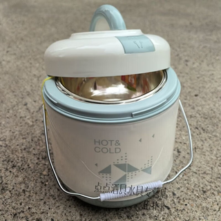 Topological glass liner insulation bucket bottle lunch box lunch box pot multi-layer lid insulation rice bucket b308 insulation bucket 900404-blue 1l