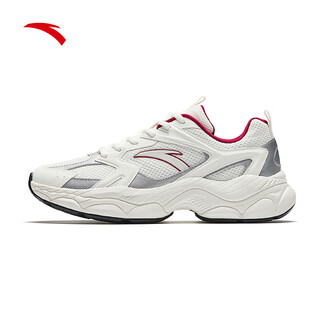 Anta little millennium丨soft sole comfortable casual shoes for men and women 2026 new versatile lightweight sports shoes mesh ivory white/silver-1 41