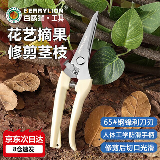 Berrylion gardening scissors, special scissors for pruning branches, fruit tree branches, floral scissors, flower scissors, fruit picking artifact 004