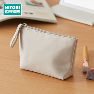 Nitori yideli home portable skin care products cosmetics storage bag solid color cosmetic bag washing bath bag cosmetic bag s mo