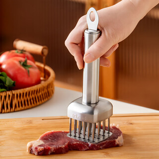 Aoyanlai 316 stainless steel meat loosening needle steak hammer for kitchen 316 stainless steel pressing meat loosening needle