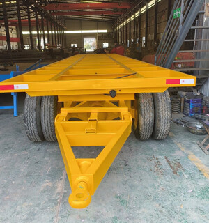 Kezitu 10-ton heavy-duty tractor flatbed truck four-wheel truck factory loading and unloading turnover truck forklift towing flatbed trailer load capacity 2 tons