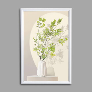 Yusenyi decorative painting living room bedroom bedside home and rich landscape painting mural aisle entrance staircase modern 02 4cm lamp frame medium 26x41cm 18w three colors electric model wall switch control