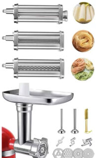 Forkitchenaid noodle making accessories kaishanyi ka noodle machine noodle set kitchen treasure noodle cutting tool ka three-piece noodle set + minced meat package