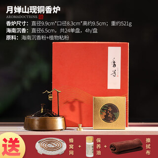 Shantou lincun sugong old copper stove sandalwood incense home furnishings housewarming ceremony yue chan appears