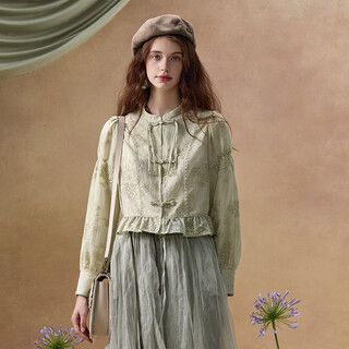 Wancaoyi (wancaoyi) 2026 spring new shirt c01100511 light green l