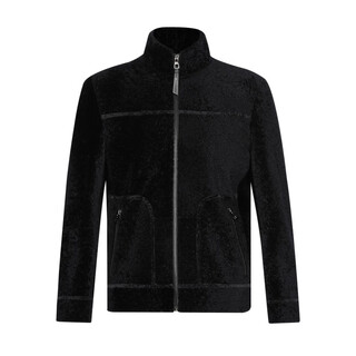 Carsyda light luxury men's autumn and winter new fashion trendy fur one-piece jacket black m 170/92a 48