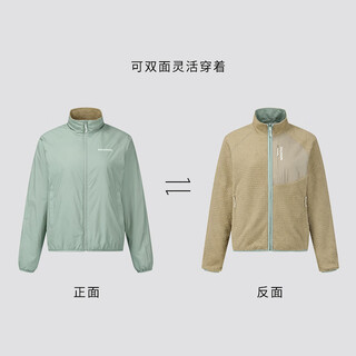 Salomon outdoor women's warm windproof jacket x-alpha reversible jkt w mocha brown women's model c30075 l 170_88a